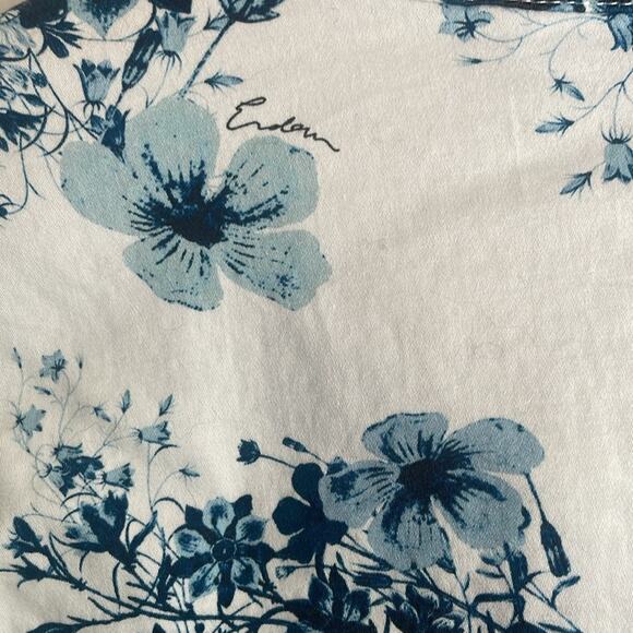 Universal Standard x Erdem Kalina Short Sleeve Ruffle Shirt - Picture 12 of 16